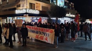 Πικετοφορία των Οργανώσεων Ηρακλείου του ΚΚΕ και της ΚΝΕ