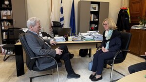 Συνάντηση του Δημάρχου Ηρακλείου με την Πρέσβειρα της Αυστρίας στην Ελλάδα