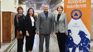 Με την πρέσβειρα της Φιλανδίας συναντήθηκε ο Αντιπεριφερειάρχης Πολιτικής Προστασίας Kρήτης 