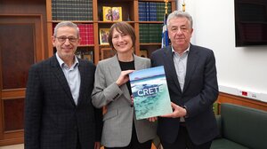 Η πρέσβειρα της Φινλανδίας επισκέφτηκε τον Περιφερειάρχη Κρήτης