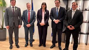 Συνάντηση Πιερρακάκη με την Ευρωπαία Εισαγγελέα Λάουρα Κοβέσι στην ΑΑΔΕ 