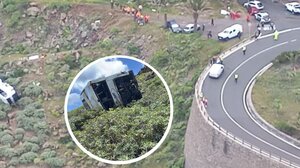 Ισπανία: Τουριστικό λεωφορείο ανατράπηκε στα Κανάρια Νησιά - Ενας νεκρός