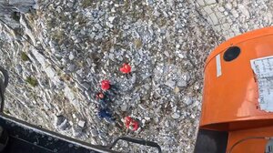 Η στιγμή διάσωσης και αεροδιακομιδής 56χρονου ορειβάτη στο Αγρίνιο - Δείτε βίντεο