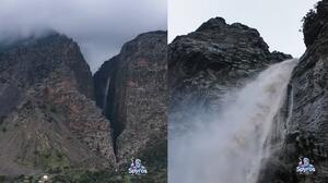 Φαράγγι του Χα: Οι βροχές "ξύπνησαν" τον καταρράκτη - Εντυπωσιακές εικόνες