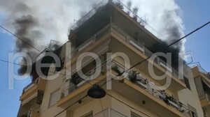 Τραγωδία στην Πάτρα: Νεκρή ηλικιωμένη που εγκλωβίστηκε από μεγάλη φωτιά σε διαμέρισμα