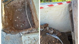  Κίνδυνος από το ανοιχτό φρεάτιο στην περιοχή του Κοκκίνη Χάνι