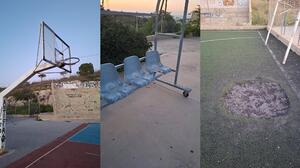 Εικόνες εγκατάλειψης στο γήπεδο Φορτέτσας,σοβαρός κίνδυνος για τα παιδιά - Φωτογραφίες