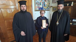 Εθιμοτυπική επίσκεψη του Σεβασμιωτάτου Μητροπολίτη Ιωακείμ στην Αντιπεριφερειάρχη Ρεθύμνης