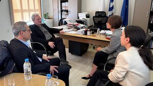 Συνάντηση του Δημάρχου Ηρακλείου με την Πρέσβη της Φινλανδίας στην Ελλάδα