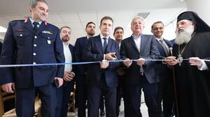 Στα εγκαίνια της λέσχης σίτισης ενστόλων ο Μάξιμος Σενετάκης - Φωτογραφίες