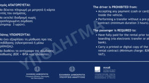 Σωματείο Ταξί Ηρακλείου: Το Υπουργείο Οικονομικών να κάνει τα αυτονόητα