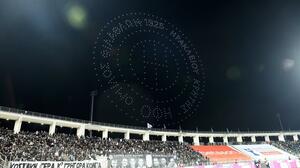 Drone show στο ημίχρονο του τελικού: ΟΦΗ και Κρήτη "φώτισαν" τον ουρανό