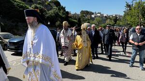 Στις εκδηλώσεις της επετείου Ανακομιδής των Ιερών Λειψάνων του Αγίου Μύρωνα ο Αλέξης Καλοκαιρινός