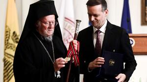 Ο Δήμος Αθηναίων τίμησε τον Οικουμενικό Πατριάρχη Βαρθολομαίο