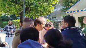 Επεισόδια έξω από το Μέγαρο Μαξίμου μεταξύ φοιτητών και αστυνομίας 