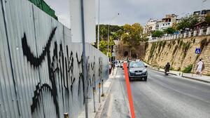 Εργασίες στο κέντρο του Ηρακλείου και προστασία των πεζών