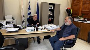 Συνάντηση Καλοκαιρινού - Γαβαλά για το ακίνητο που προορίζεται για δομή φιλοξενίας μεταναστών