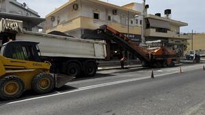 Ηράκλειο: Σε εξέλιξη εργασίες φρεζαρίσματος και ασφαλτόστρωσης στην Λ. Παπαναστασίου