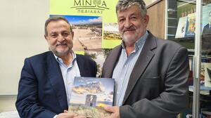 Συνάντηση Δημάρχου Μινώα Πεδιάδας με το Δήμαρχο Πωγωνίου 