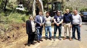 Αυτοψία Συριγωνάκη σε έργα κατασκευής τάφρων στο Δήμο Μαλεβιζίου