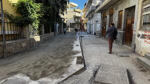 Στο τελευταίο στάδιο η ανακατασκευή του πεζοδρομημένου τμήματος της Ταξιάρχου Μαρκοπούλου