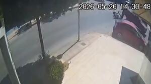 Τροχαίο στο Ηράκλειο: Το κράνος έσωσε δικυκλιστή - Βίντεο