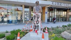 Θεσσαλονίκη: Βανδαλίστηκε ξανά η προτομή του Γιώργου Λυγγερίδη
