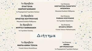 Ανακοίνωση αποτελεσμάτων του 5ου Παγκρήτιου Μαθητικού Λογοτεχνικού Διαγωνισμού της Στέγης ΒΙΤΣΕΝΤΖΟΣ ΚΟΡΝΑΡΟΣ