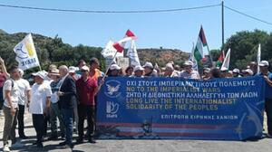 Χανιά: Αντιπολεμική κινητοποίηση στη βάση της Σούδας