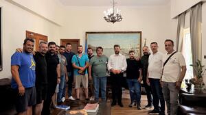 Επίσκεψη μελών του Συλλόγου Φίλων Αγωνιστών Μάχης Κρήτης Γαλατά στον Δήμαρχο Χανίων
