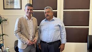 Με τον Πρόεδρο του Κτηματολογίου συναντήθηκε ο Αντιπεριφερειάρχης Χανίων 