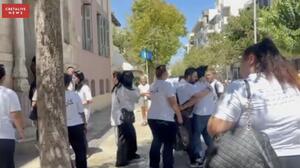 Λευκές μπλούζες, πόνος και ένταση για τον χαμό της Μαρίας - Βίντεο