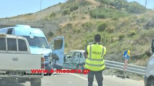 Σοβαρό τροχαίο στον δρόμο Ηράκλειο - Μεσαρά: Ένας τραυματίας