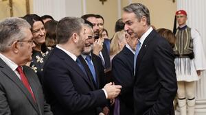 Όσα συζητήθηκαν στα "πηγαδάκια" κατά την εκδήλωση για την 52η επέτειο Αποκατάστασης της Δημοκρατίας στο Προεδρικό Μέγαρο