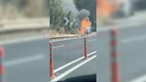 Άρπαξε το αυτοκίνητο εν κινήσει - Άμεση η επέμβαση της πυροσβεστικής