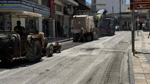 Ηράκλειο: Νέα άσφαλτος στο κέντρο της πόλης - Πώς εξελίσσονται οι παρεμβάσεις (Βίντεο)