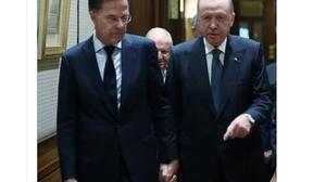 Σε θερμό κλίμα η συνάντηση Ερντογάν- Ρούτε στην Άγκυρα - Χέρι χέρι οι δύο άνδρες