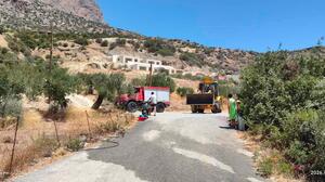 H άμεση επέμβαση της πυροσβεστικής πρόλαβε τα χειρότερα στον Κερατόκαμπο