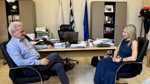  Στη Λότζια η Μαρία Καρυστιανού - Συναντήθηκε με τον Αλέξη Καλοκαιρινό