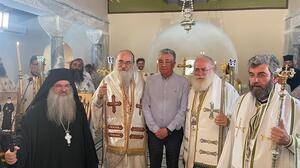 Στα Θυρανοίξια του Καθολικού της Μονής Κουδουμά ο Σταύρος Αρναουτάκης
