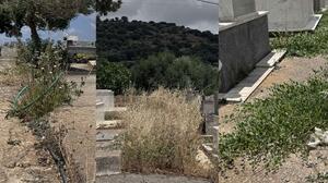 Εικόνα εγκατάλειψης στο κοιμητήριο Αποστόλων - Φωτογραφίες