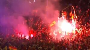  Ισπανία: Ολονύχτιο πάρτι για την κατάκτηση του Μουντιάλ - Βίντεο