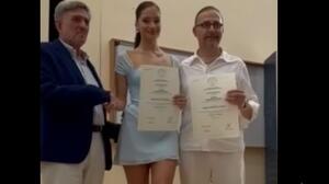 Ηράκλειο: Η συγκινητική παράλληλη αποφοίτηση του π. Χαρ. Κοπανάκη με την κόρη του!