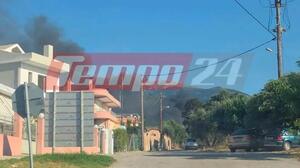  Φωτιά σε χαμηλή βλάστηση και απορρίμματα στην Πάτρα 