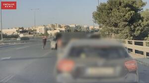 Ηράκλειο: Βίντεο από την κινηματογραφική σύλληψη 39χρονου στον ΒΟΑΚ - Άφωνοι διερχόμενοι οδηγοί