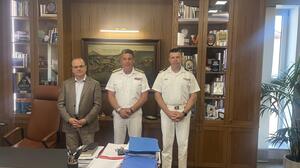 Συνάντηση του Δημάρχου Ρεθύμνης με αξιωματούχους του Λιμενικού Σώματος 