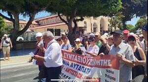 «Με ψίχουλα και ψέματα δεν θα συμβιβαστούμε» - Παγκρήτια διαμαρτυρία των συνταξιούχων