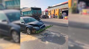 Πρωινό τροχαίο στο Αρώνι Ακρωτηρίου - Λάδια χύθηκαν στο οδόστρωμα