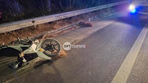 Νέα τραγωδία στην άσφαλτο: Νεκροί δύο άνδρες σε τροχαίο με μηχανή στον Πλατανιά Χανίων