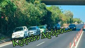 Χανιά: Καραμπόλα στον ΒΟΑΚ - Σύγκρουση τριών οχημάτων στο Γαλατά